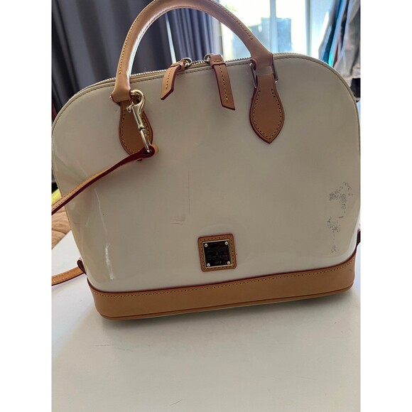 Dooney & Bourke Zip Zip Satchel With Leather Strap*Flaw - Picture 3 of 9